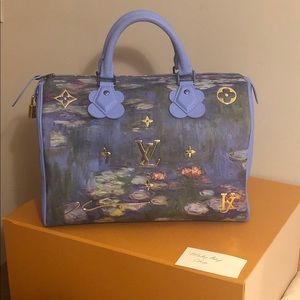Authentic Louis Vuitton Monet Water Lillies Speedy